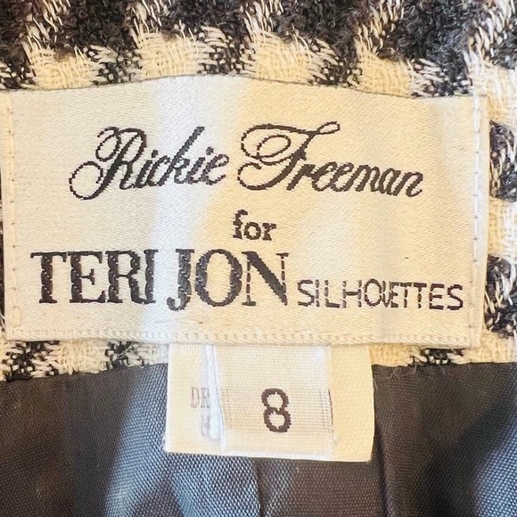 Vintage Rickie Freeman for Tori Jon 100% Wool jacket Sz 8 - Picture 7 of 9